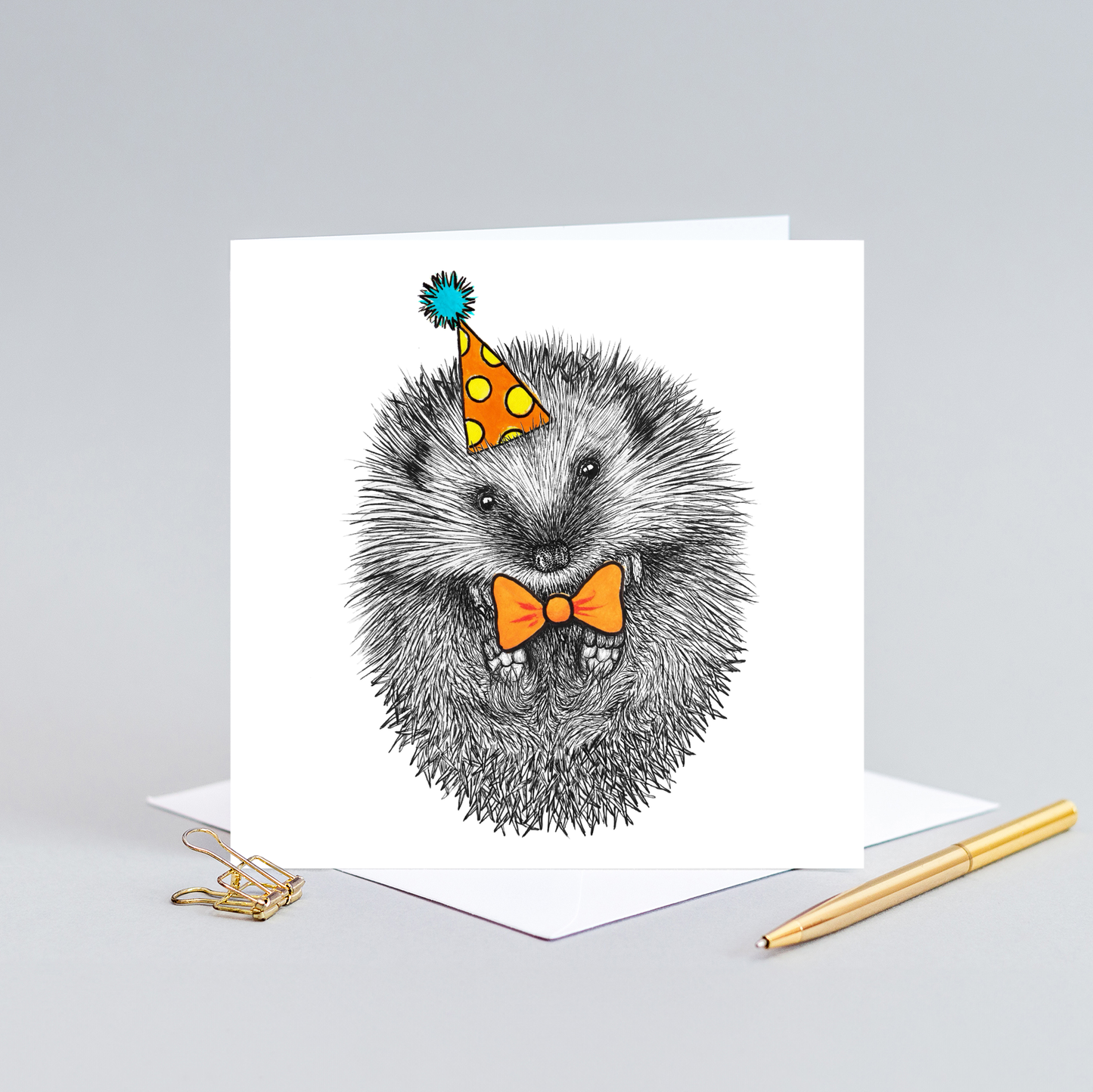 Cute Hedgehog Birthday Card