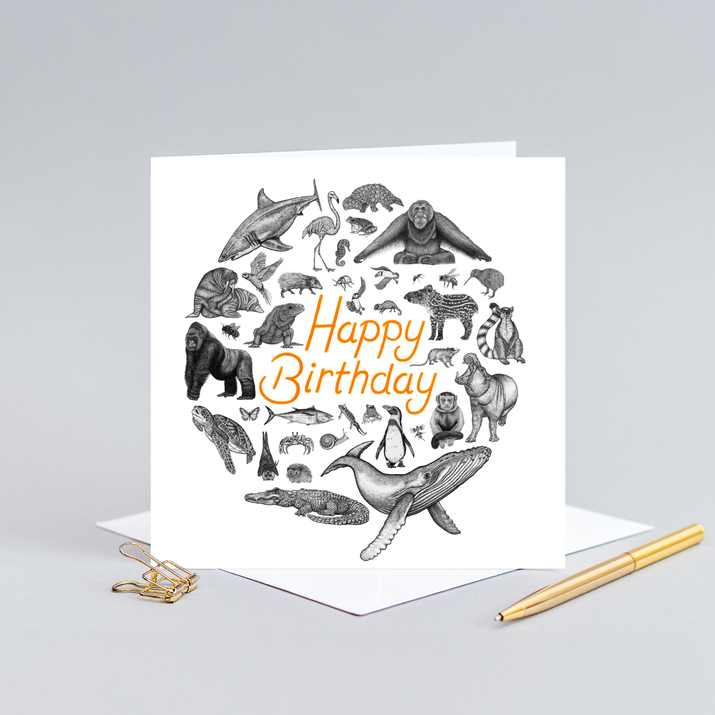 Animal Birthday Card - Animal Kingdom