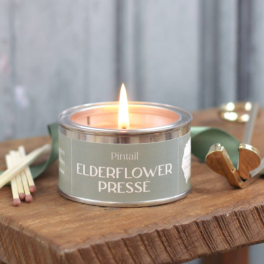 Elderflower Presse Paint Pot Candle | Small Candles