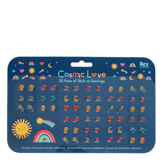 Rex - Childrens Stick on earrings - Cosmic Love