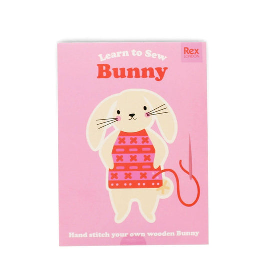 Learn To Sew Wooden Hand-Stitch Set - Bunny