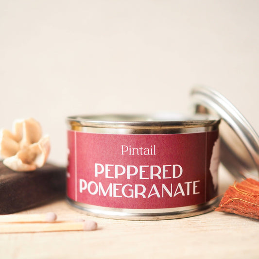 Peppered Pomegranate Paint Pot Candle | Small Candles
