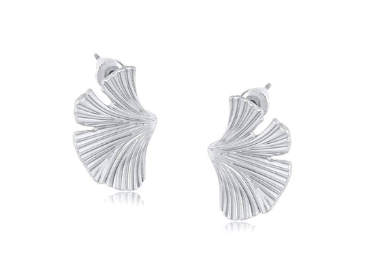 JULIA GYNKO STUD EARRINGS: SILVER