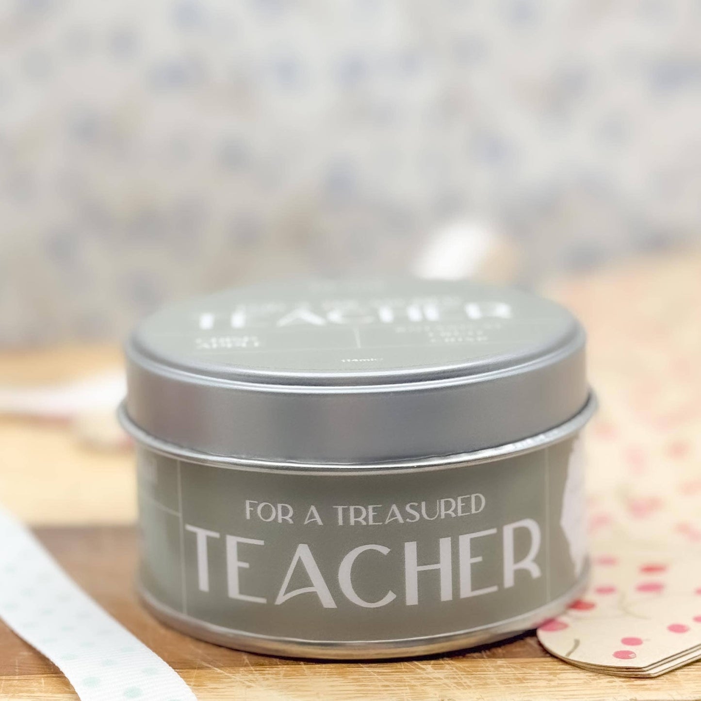 For A Treasured Teacher Candle | Thank You Teacher Gift