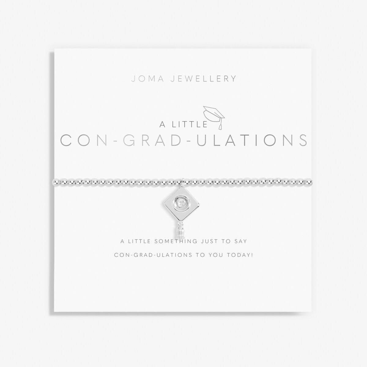 Joma Jewellery - A little Con-Grad-ulations Bracelet