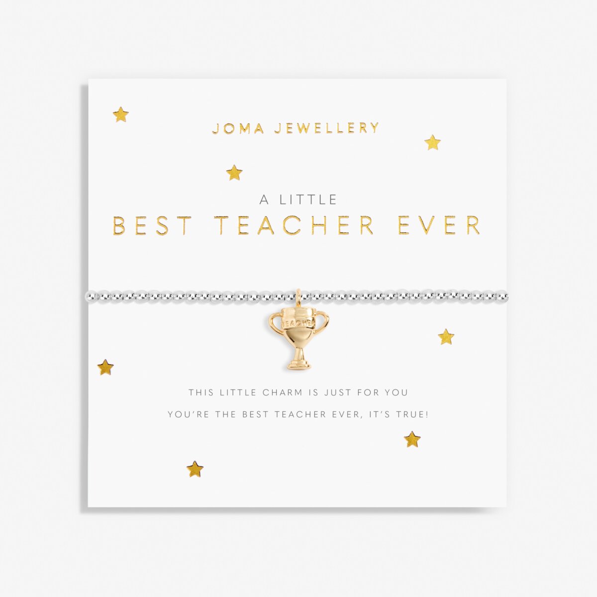 Joma Jewellery - A little Best Teacher Ever Bracelet