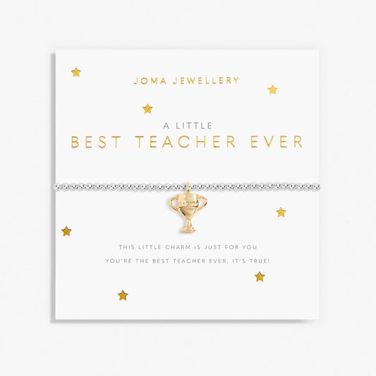 Joma Jewellery - A little Best Teacher Ever Bracelet