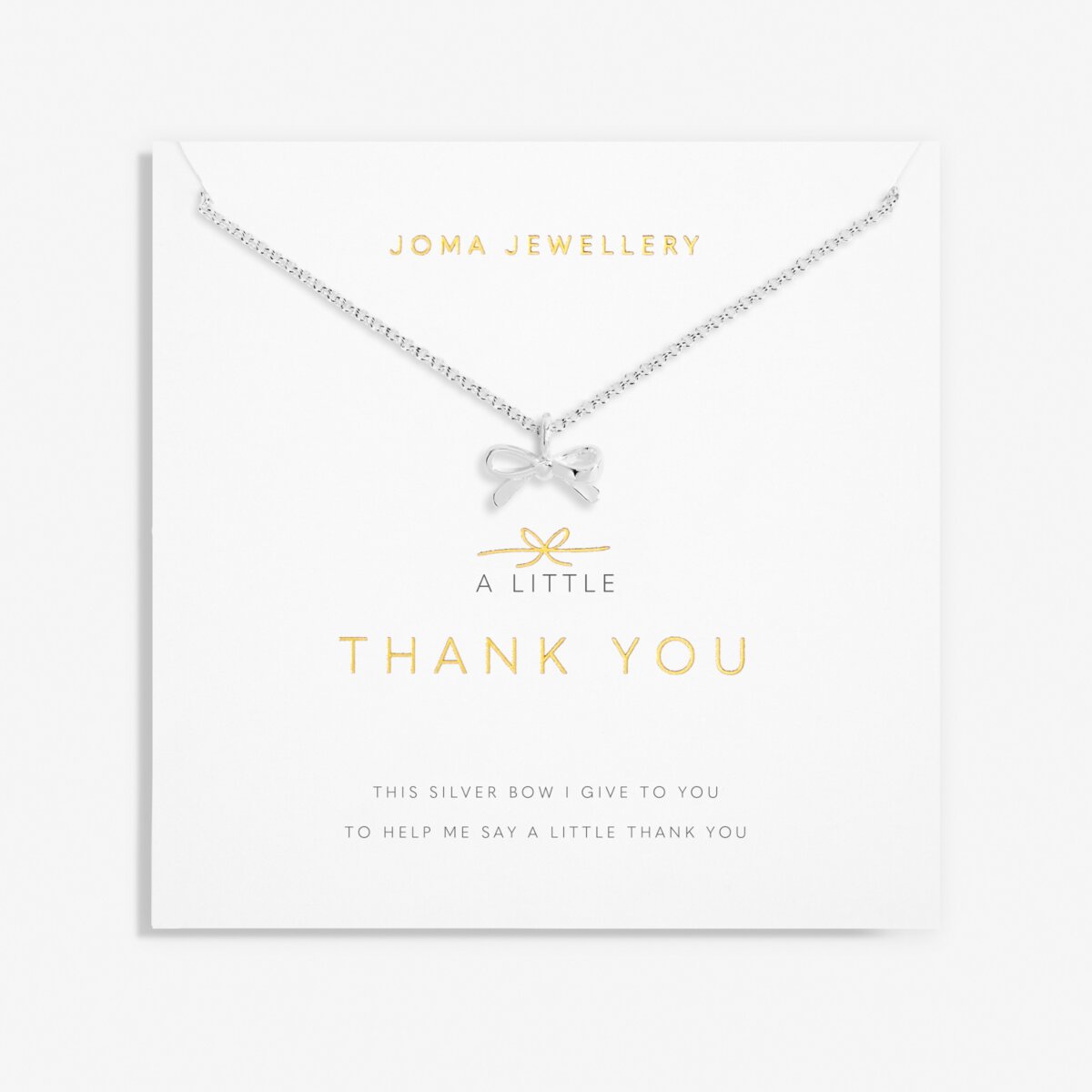 Joma Jewellery A Little Thank You Necklace