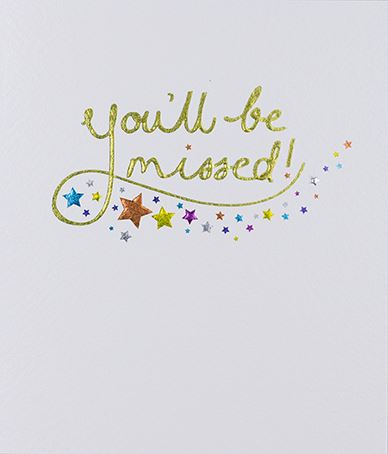 Paperlink - You'll be missed Card - OMM034