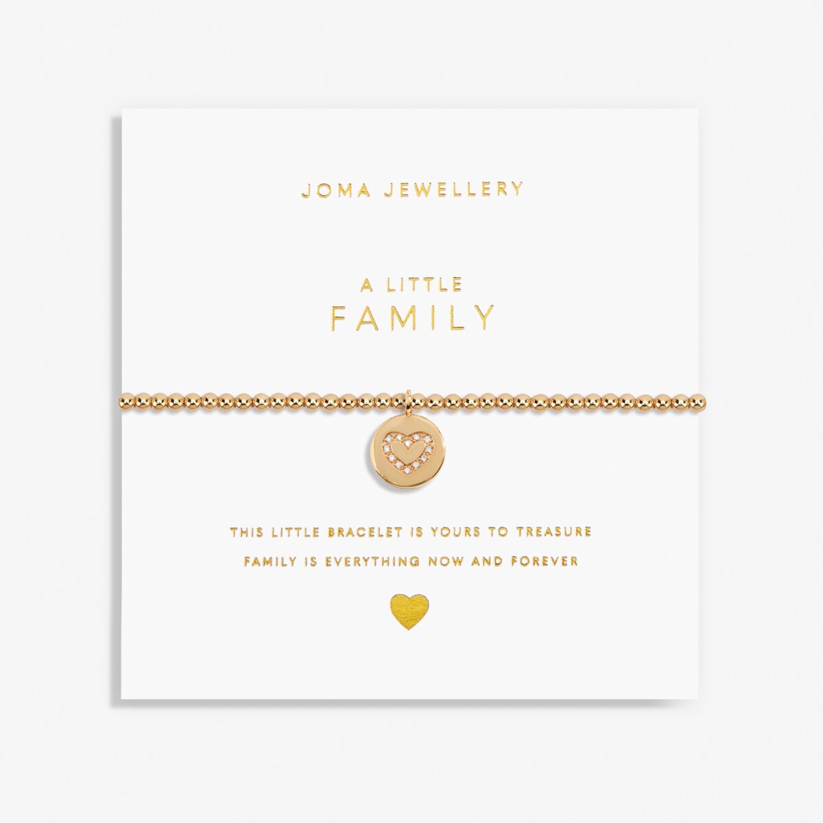 Joma Jewellery - A little Family (Gold) Bracelet