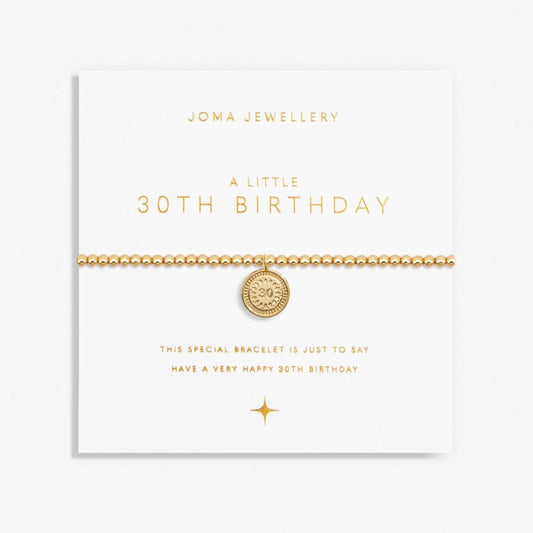 Joma Jewellery A little 30th Birthday (Gold)