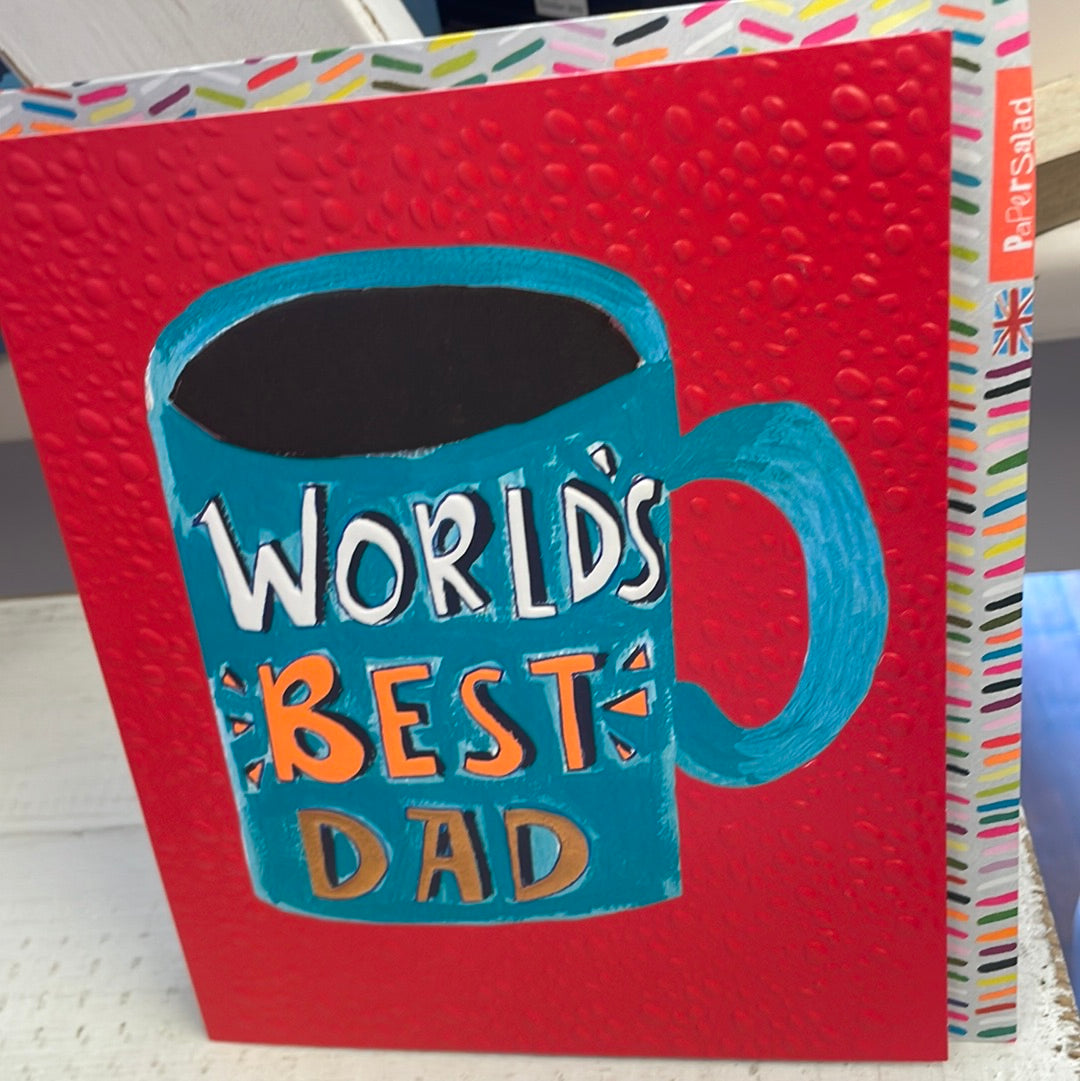 Paper salad Father’s Day Card