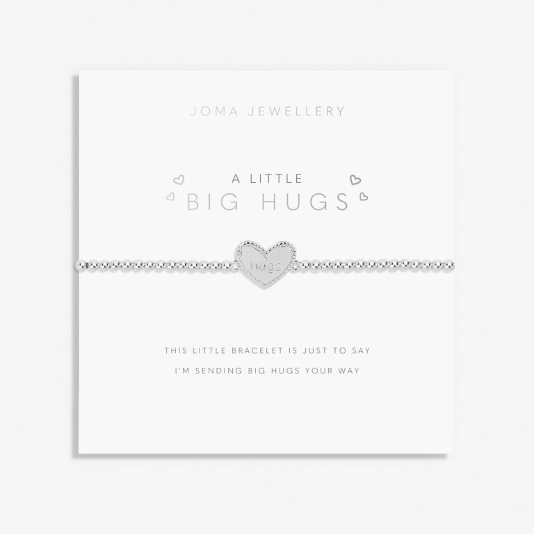 A Little 'Big Hugs' Bracelet In Silver Plating