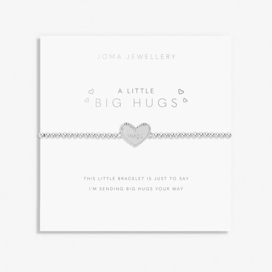 A Little 'Big Hugs' Bracelet In Silver Plating