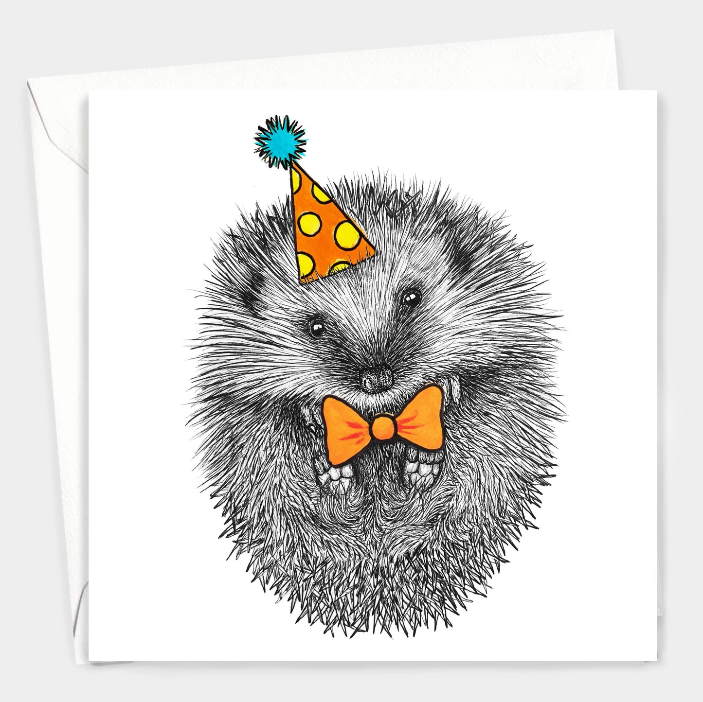 Cute Hedgehog Birthday Card