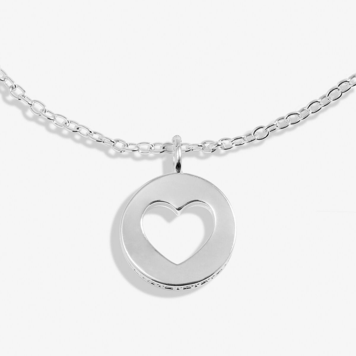 Joma Jewellery - Pave Edge Heart Bracelet