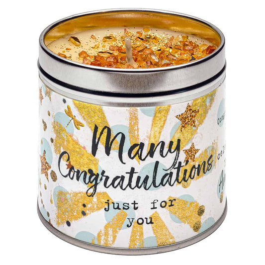 JUST BECAUSE CANDLES – MANY CONGRATULATIONS