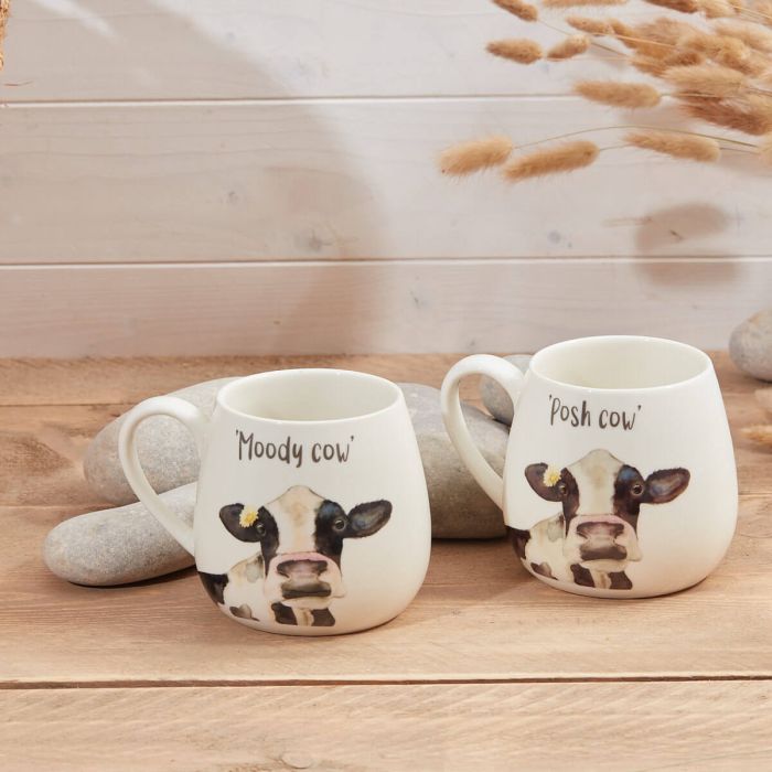 Langs - 'Posh Cow' Mug 2 Assorted