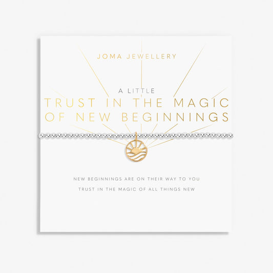 Joma Jewellery - A Little 'Trust In The Magic Of New Beginnings' Bracelet