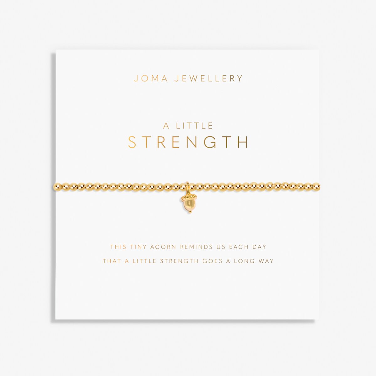 Joma A Little 'Strenght ' Bracelet (Gold)