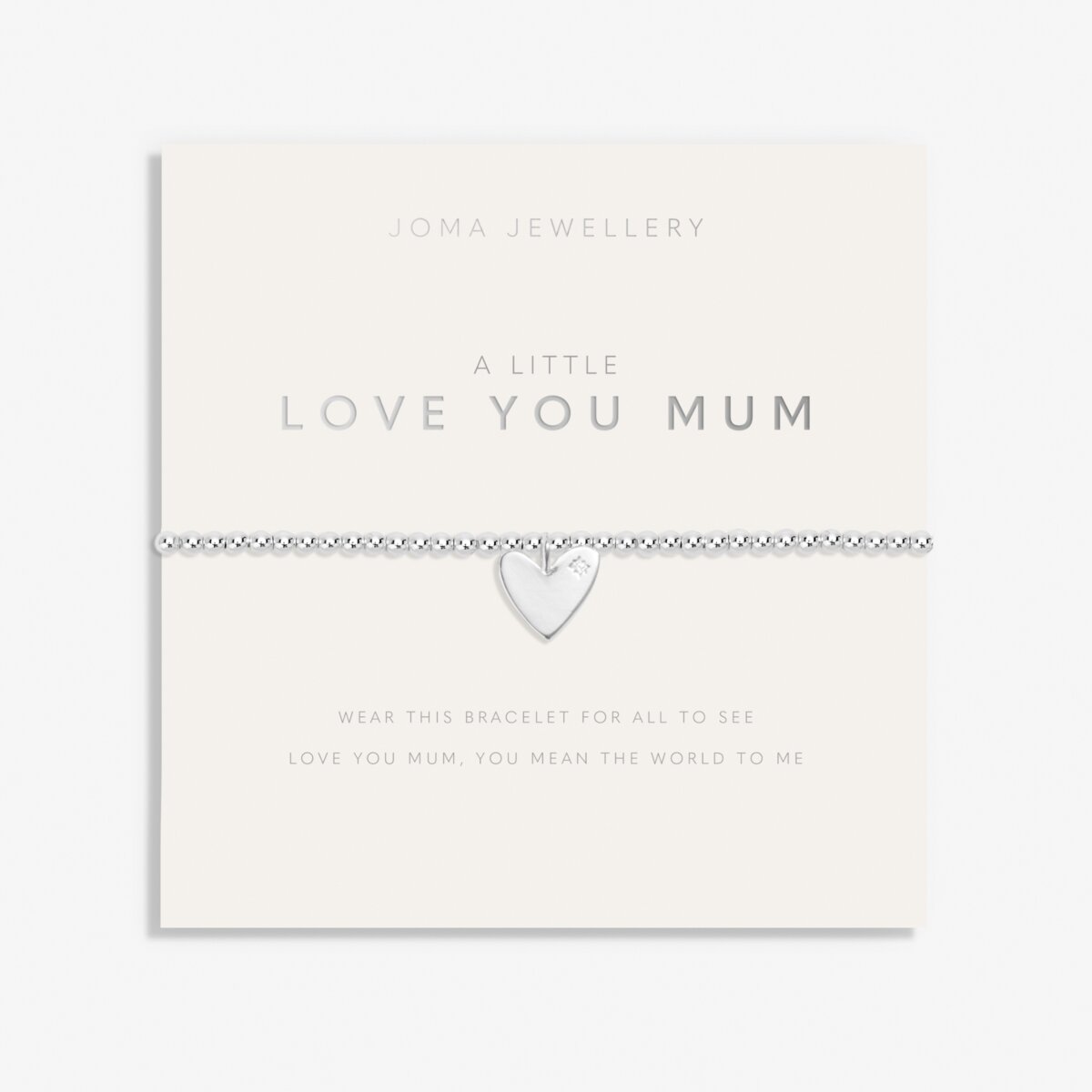 Joma Jewellery - Mother's Day A Little 'Love You Mum' Bracelet