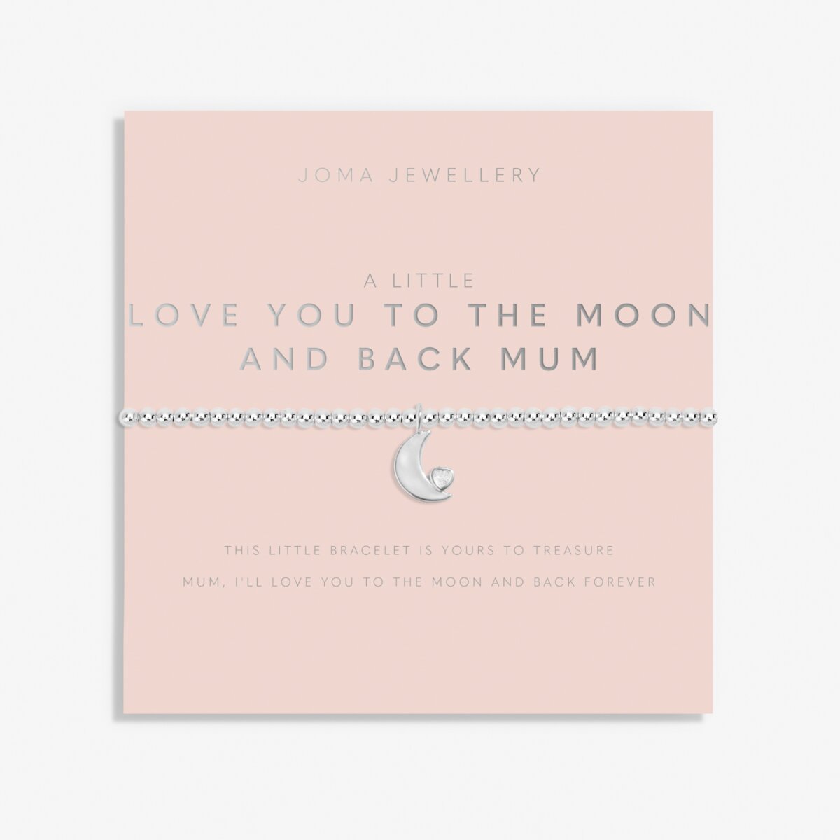 Joma Jewellery - Mother's Day A Little 'Love You To The Moon & Back Mum' Bracelet