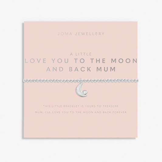 Joma Jewellery - Mother's Day A Little 'Love You To The Moon & Back Mum' Bracelet