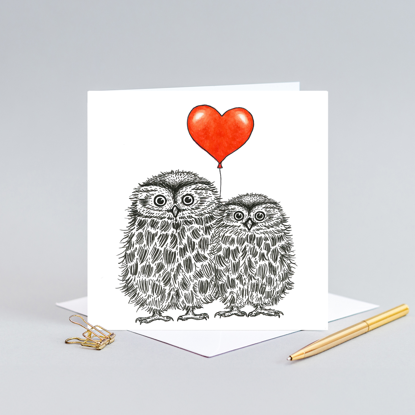 Animal Love Card - Little Owls