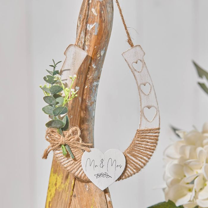 Langs - Mr & Mrs wedding Horse Shoe