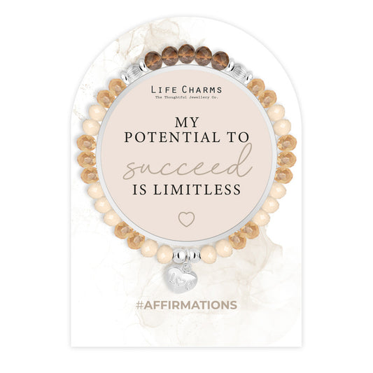 LIFE CHARMS AFFIRMATION BRACELET - SUCCESS