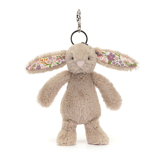 Jellycat - Blossom Beige Bunny 'Petal' Bag Charm