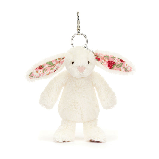 Jellycat - Blossom Cream Bunny 'Berry' Bag Charm