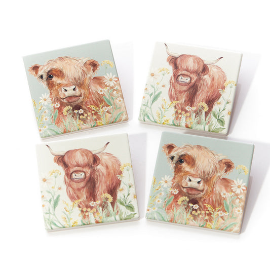 Langs - Highland Cow Coaster