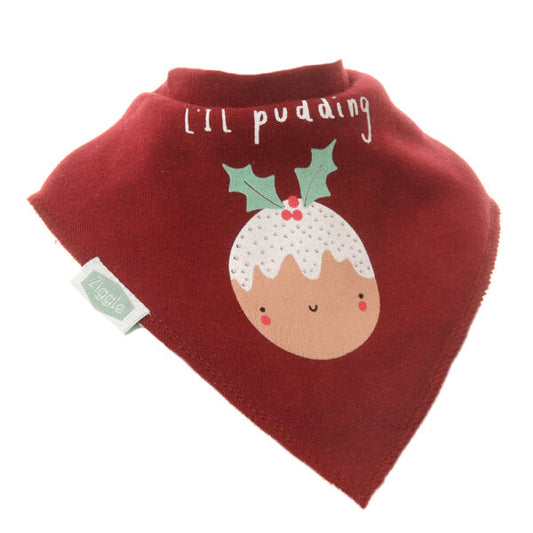 Ziggle L'il Pudding Christmas Bib