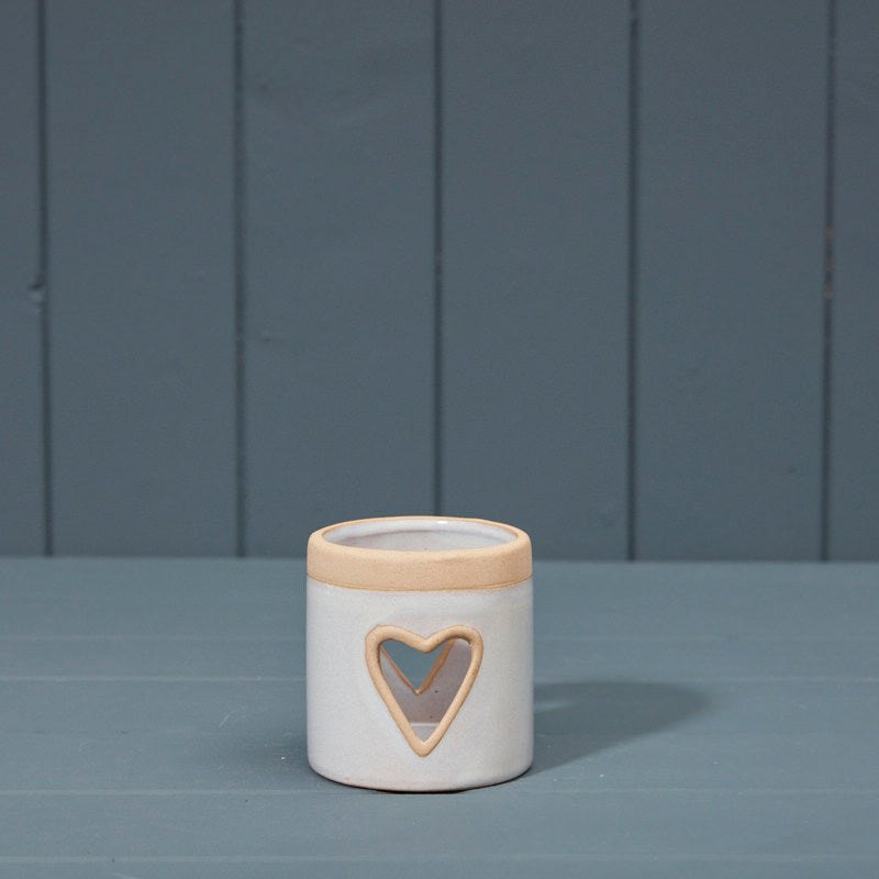 Ceramic Heart Tealight Holder