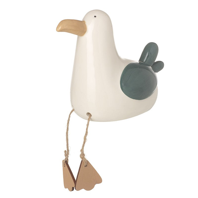 Sitting Porcelain Seagull