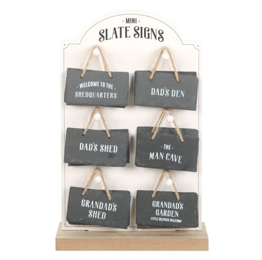 Slate Man plaques