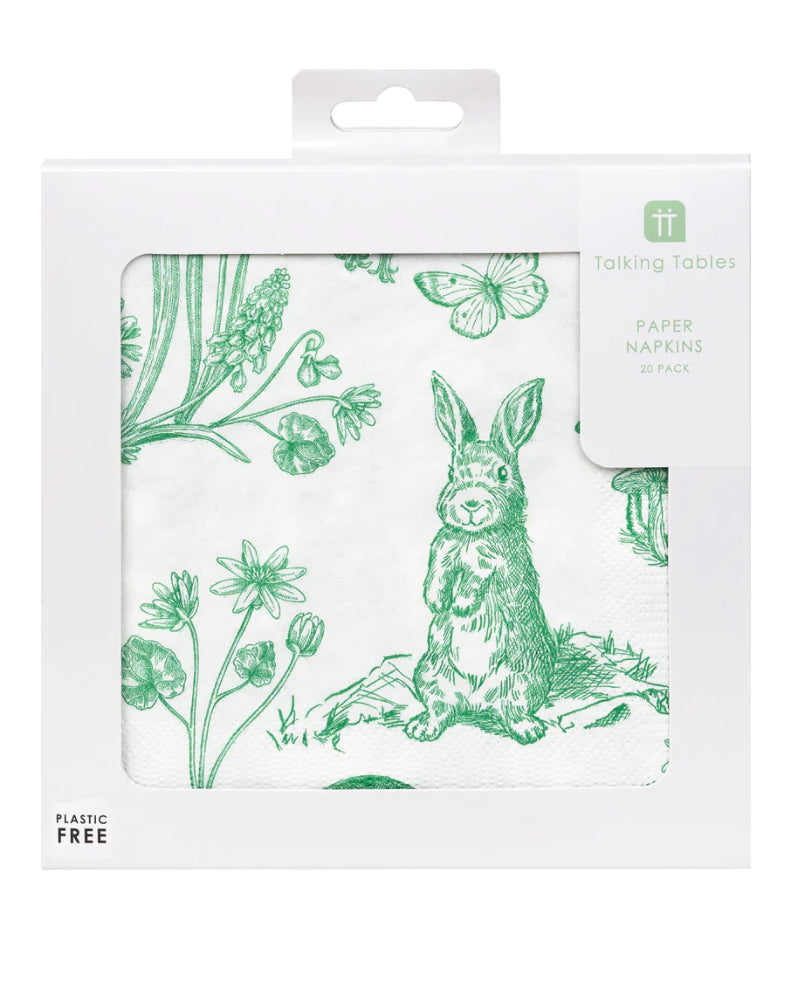 TT - Easter Green Paper Napkins