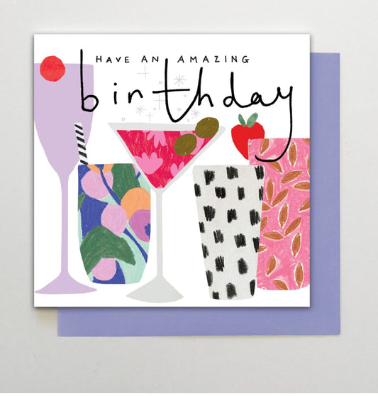 Amazing birthday greeting card