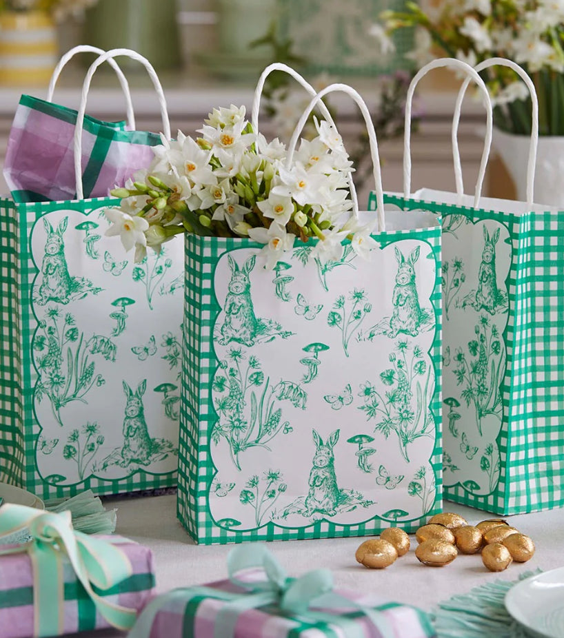 TT - Easter Green Paper Gift bag