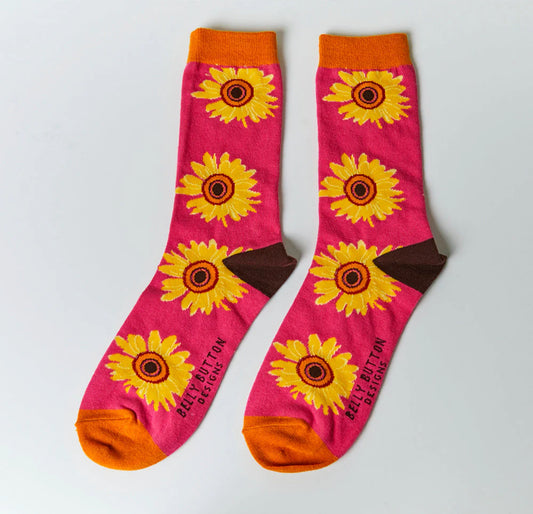 Belly Button Designs - Sunflowers Socks