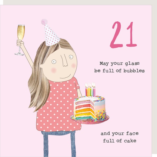 Rosie made a thing - 21st Birthday Card