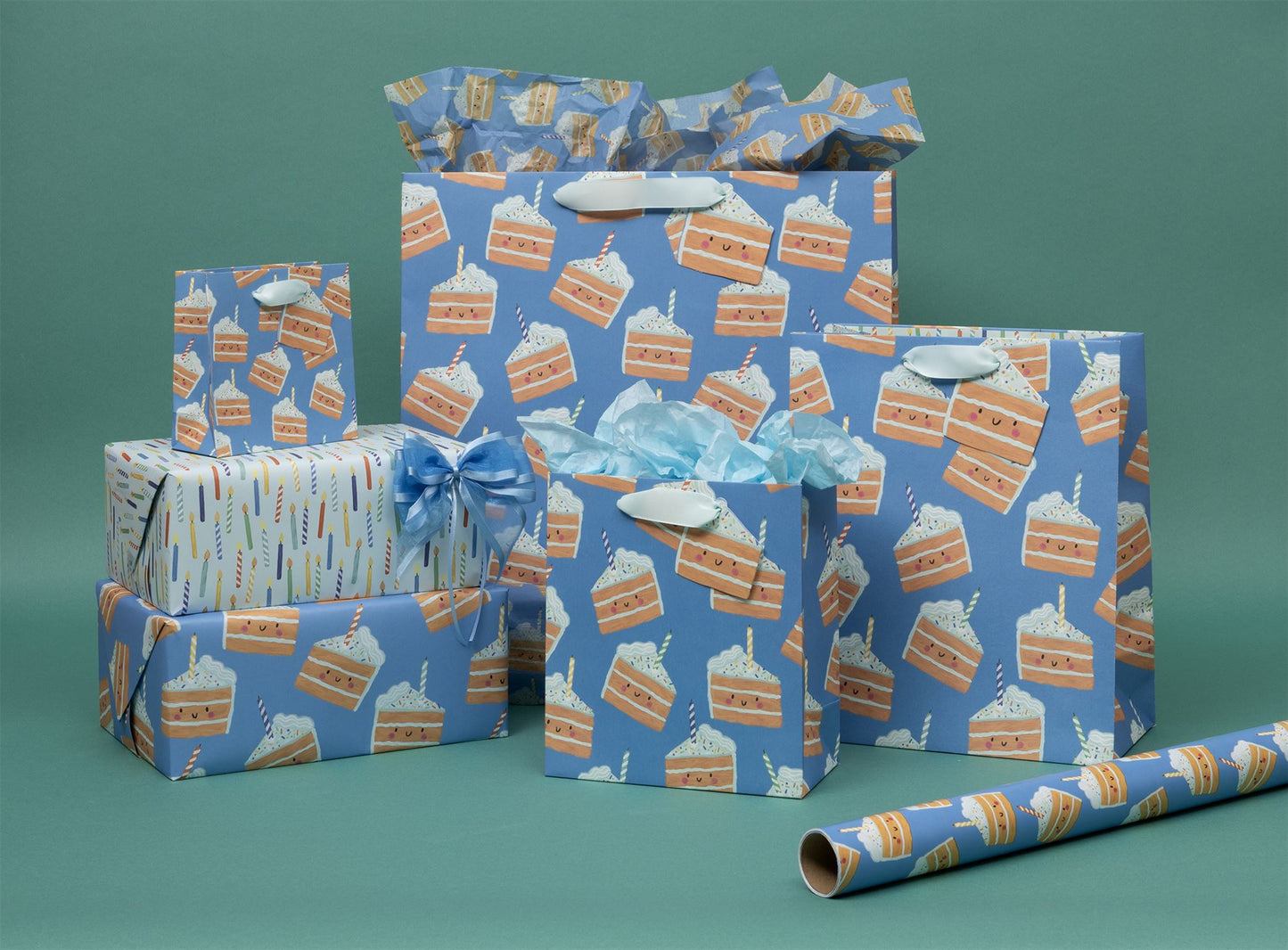 Glick Birthday Cake Gift Bags