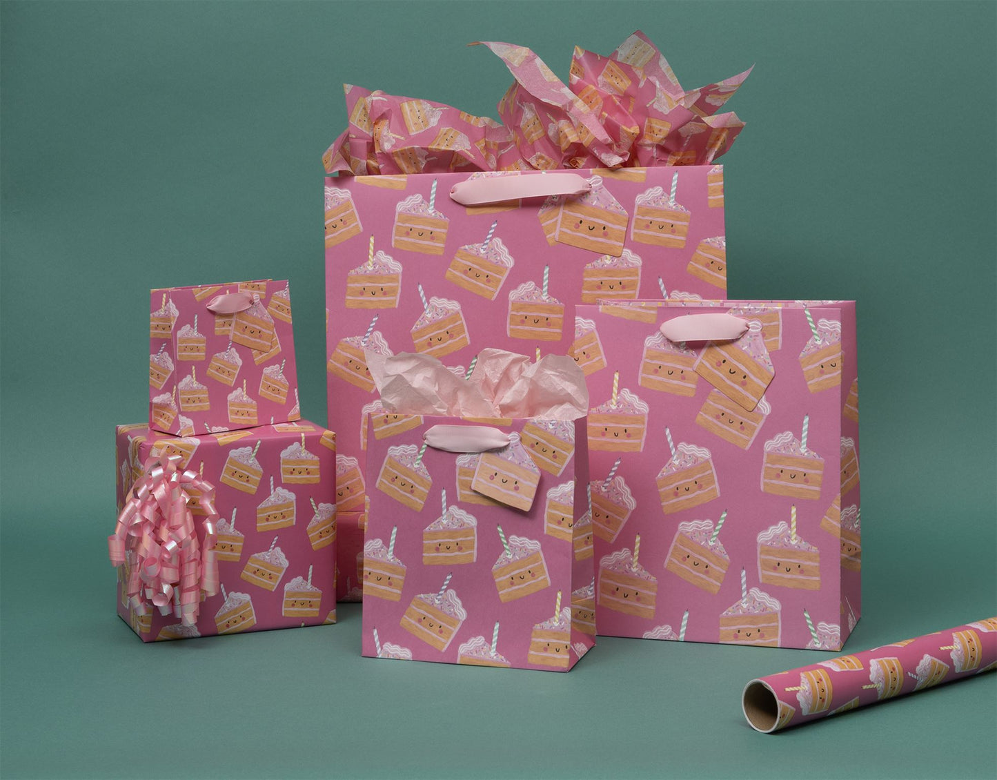 Glick Birthday Cake Gift Bags