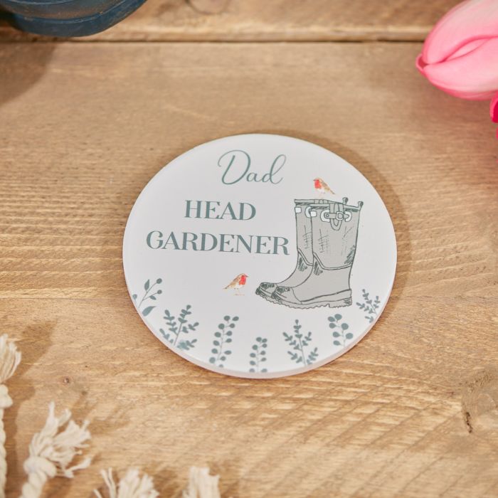 Langs - Dad Head Gardener Coaster