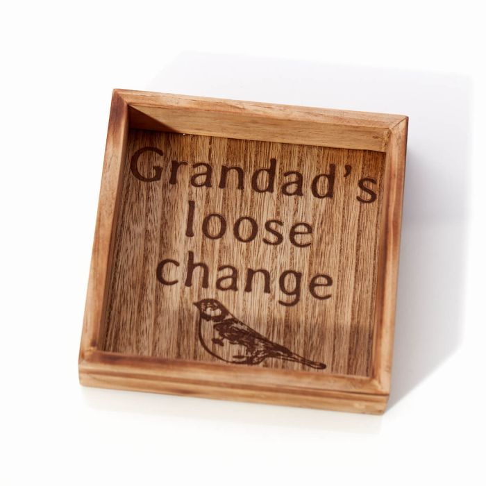 Langs - Grandad’s loose change wooden try