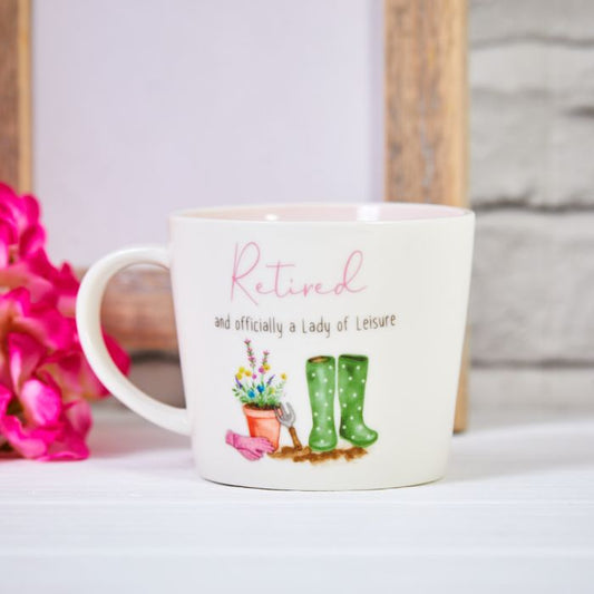 Langs - Floral Retirement Mug