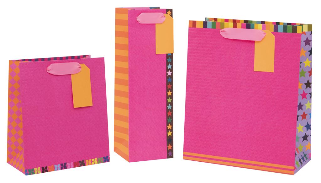 Glick - Bright Pink Gift Bag
