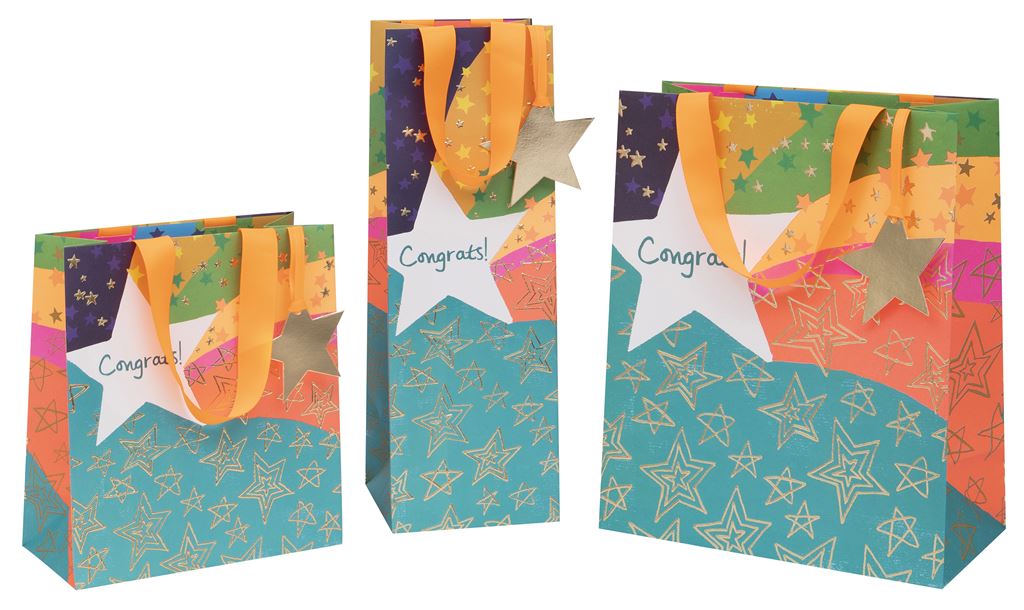 Glick - Congrats Star Gift Bags