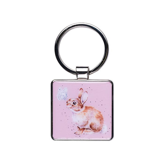 Wrendale - 'I SPY A BUTTERFLY' RABBIT KEYRING